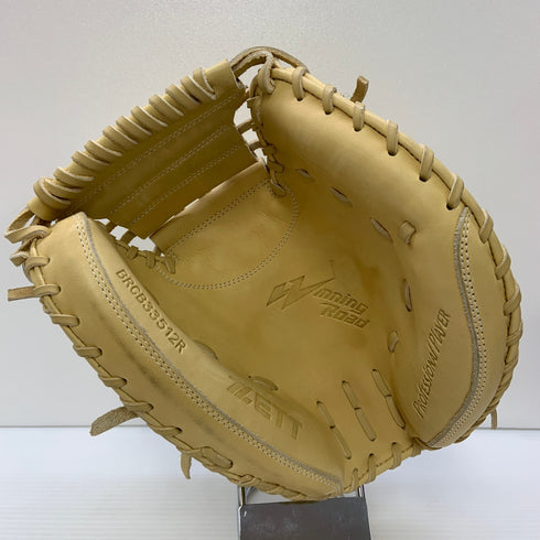 ゼット ZETT WinningRoad 軟式 大人 一般 キャッチャーミット 捕手 グローブ グラブ 右投げ BRCB33512R 中古品 野球 7249