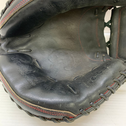 ハタケヤマ HATAKEYAMA 心 軟式 大人 一般 キャッチャーミット 捕手 グローブ グラブ 右投げ PRO-27 中古品 野球 7917