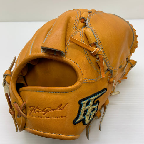 ハイゴールド HI-GOLD 心極 KKG-5001 軟式 大人 一般 投手用 グローブ ピッチャー グラブ 右投げ 中古品 野球 9087