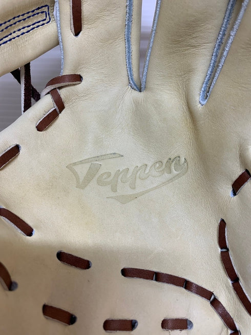 中古品 てっぺん TEPPEN 硬式内野手用グローブ MIE ブロンド 3706