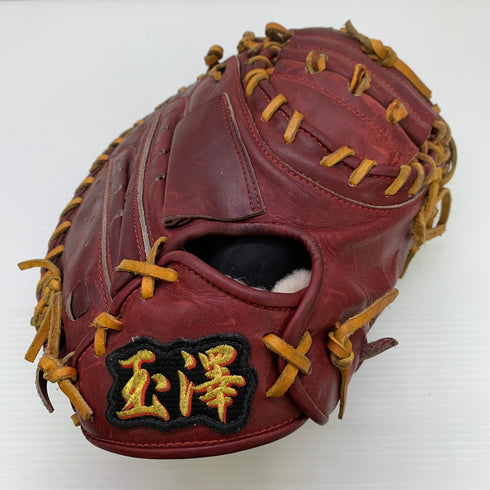 玉澤 TAMAZAWA タマザワ 硬式 大人 一般 キャッチャーミット 捕手 グローブ グラブ 右投げ 中古品 野球 9043