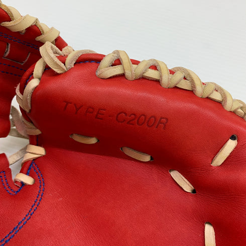 要 KANAME 軟式 大人 一般 キャッチャーミット 捕手 グローブ グラブ 右投げ TYPE-C200R 中古品 野球 6217