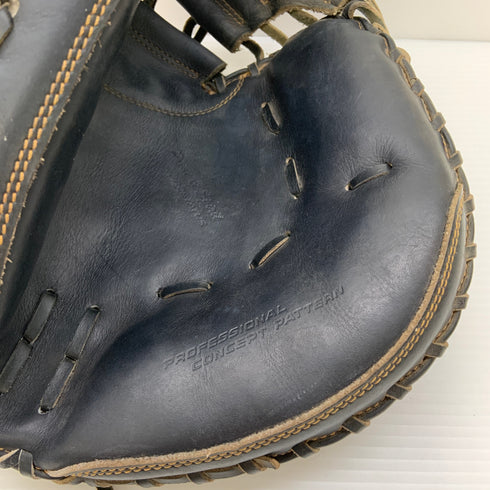 ゼット ZETT プロステイタス 軟式 大人 一般 キャッチャーミット 捕手 グローブ グラブ 右投げ BRCB30252 中古品 野球 6585