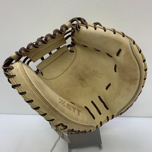 ゼット ZETT プロステイタス 軟式 大人 一般 キャッチャーミット 捕手 グローブ グラブ 右投げ BRCB30920 中古品 野球 7603