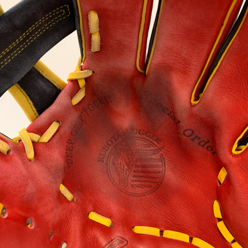 久保田スラッガー KUBOTA SLUGGER オーダー 軟式 大人 一般 内野手用 グローブ グラブ 右投げ 中古品 野球 7066