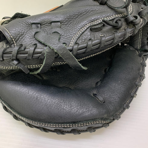 アシックス asics 少年軟式 子ども キャッチャーミット 捕手 グローブ グラブ 右投げ 中古品 野球 9469