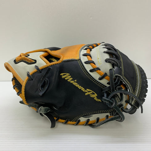 ミズノ MIZUNO ミズノプロ 軟式 大人 一般 キャッチャーミット 捕手 グローブ グラブ 右投げ 中古品 野球 7643