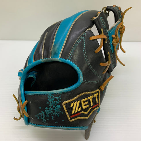 ゼット ZETT プロステイタス PROSTATUS BRGB32476S 軟式 大人 一般 内野手用 グローブ グラブ 右投げ 中古品 野球 9456
