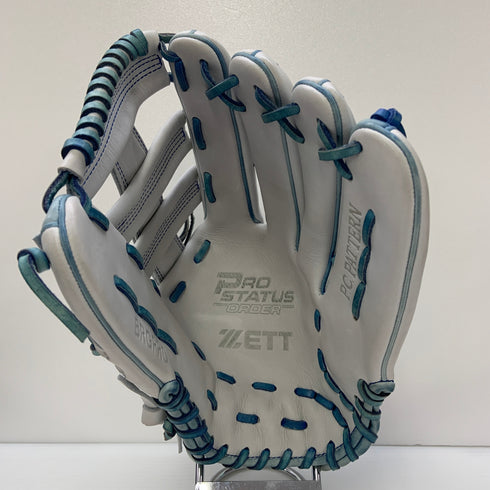 ゼット ZETT プロステイタス 軟式 大人 一般 外野手用 グローブ グラブ 右投げ 中古品 箱・グローブ袋付き 野球 6364