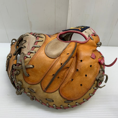 久保田スラッガー KUBOTA SLUGGER 軟式 大人 一般 キャッチャーミット 捕手 グローブ グラブ 右投げ 中古品 野球 5853