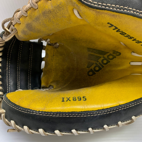 アディダス adidas 軟式 大人 一般 キャッチャーミット 捕手 グローブ グラブ 右投げ IX895 中古品 野球 7782