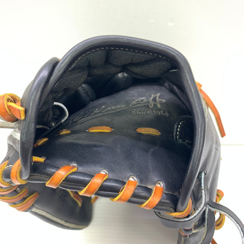 ウィルソン Wilson ウィルソンスタッフ Wilson Staff 中学硬式 部活 クラブチーム 内野手用 グローブ グラブ 右投げ 中古品 野球 9717