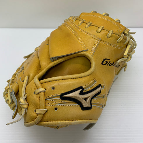ミズノ MIZUNO グローバルエリート Global Elite HG10 硬式 大人 一般 キャッチャーミット 捕手 グローブ グラブ 右投げ 中古品 野球 9361