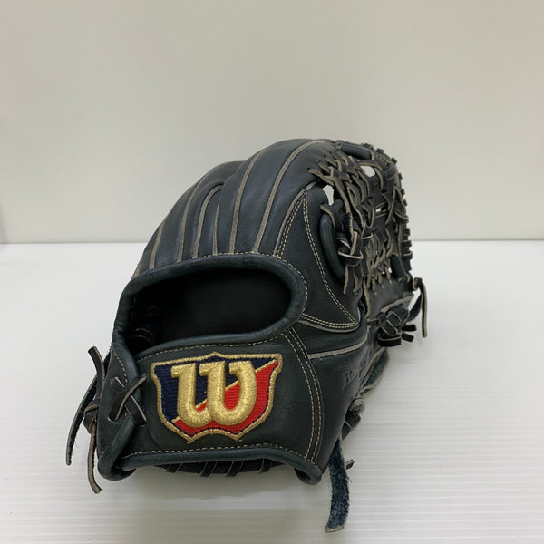 ウィルソン Wilson ベイシックラボ 軟式 大人 一般 オールラウンド グローブ グラブ 右投げ 中古品 野球 5934