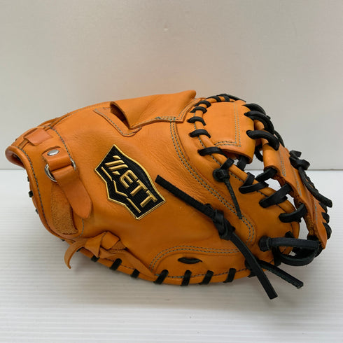 ゼット ZETT SOFT STEER ソフトボール用 大人 一般 キャッチャーミット 捕手 グローブ グラブ 右投げ BRCB35212 中古品 野球 7791