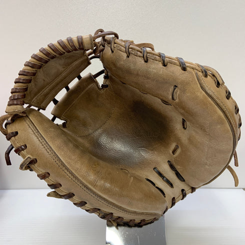 ミズノ MIZUNO グローバルエリート 硬式 大人 一般 キャッチャーミット 捕手 グローブ グラブ 右投げ 中古品 野球 6855