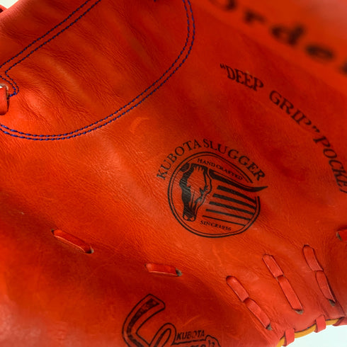 久保田スラッガー KUBOTA SLUGGER 硬式 大人 一般 キャッチャーミット 捕手 グローブ グラブ 右投げ 中古品 箱・グローブ袋付き 野球 6735