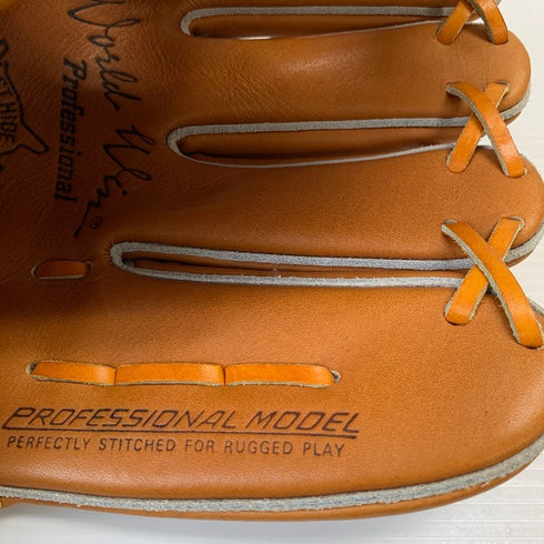 中古品 ミズノ MIZUNO ワールドウィンプロフェッショナル 赤カップマーク 硬式 内野手用グローブ 1AJGH98103 5148