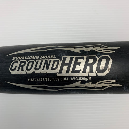 ゼット ZETT グランドヒーロー 少年軟式 子ども 金属製バット BAT74478 ミドルバランス ケース付き 野球 7943