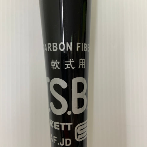 ゼット ZETT ブラックキャノン 軟式 大人 一般 FRP製バット BCT316 トップバランス 中古 野球 8138
