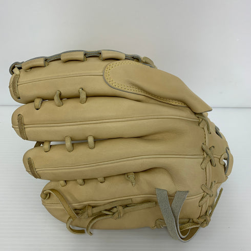 ミズノ MIZUNO ミズノプロ 硬式 大人 一般 投手用 グローブ ピッチャー グラブ 右投げ HAGA製 中古品 グローブ袋付き 野球 5984