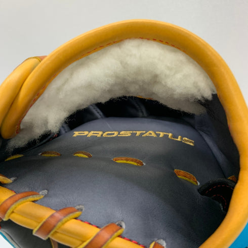 ゼット ZETT プロステイタス オーダー品 軟式 大人 一般 内野手用 グローブ グラブ 右投げ BRGPRO B2 中古品 箱・グローブ袋付き 野球 6578