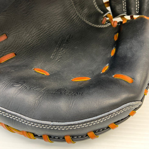 ゼット ZETT プロステイタス 軟式 大人 一般 キャッチャーミット 捕手 グローブ グラブ 右投げ BRCB962SG 中古品 グローブ袋付き 野球 7107