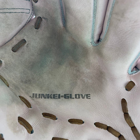 中古品 ジュンケイグラブ JUNKEI-GLOVE オーダー 軟式 投手用グローブ JG-141AR 刺繍有り 5326