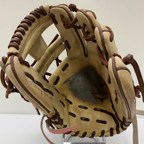 ミズノ MIZUNO ミズノプロ mizunopro ソフトボール用 大人 一般 内野手用 グローブ グラブ 右投げ オーダー 中古品 野球 9005