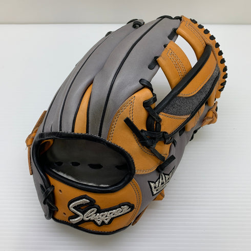 久保田スラッガー KUBOTA SLUGGER 軟式 大人 一般 内野手用 グローブ グラブ 右投げ オーダー 中古品 野球 8418