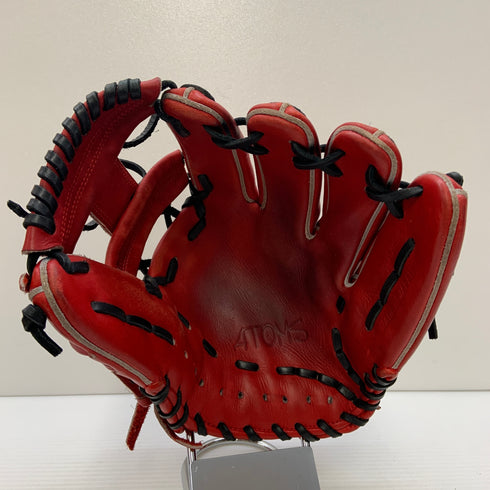 アトムズ ATOMS 硬式 大人 一般 内野手用 グローブ グラブ 右投げ 中古品 野球 8035