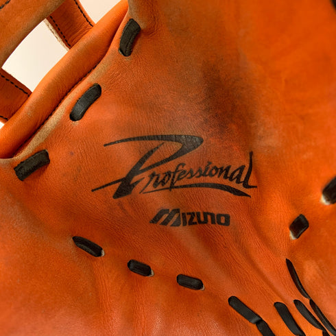 ミズノ MIZUNO プロフェッショナル 軟式 大人 一般 ファーストミット 一塁手 グローブ グラブ 右投げ 中古品 野球 6584