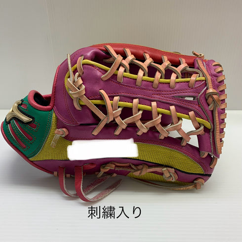 ミズノ MIZUNO グローバルエリート オーダー 軟式 大人 一般 外野手用 グローブ グラブ 右投げ 中古品 野球 7237