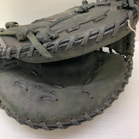 ミズノ MIZUNO ソフトボール用 大人 一般 キャッチャーミット 捕手 グローブ グラブ 右投げ 中古品 野球 9360