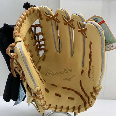 ミズノ MIZUNO グローバルエリート 少年軟式 子ども 外野手用 グローブ グラブ 右投げ 1AJGY30107 タグ付き グローブ袋付き 野球 5849