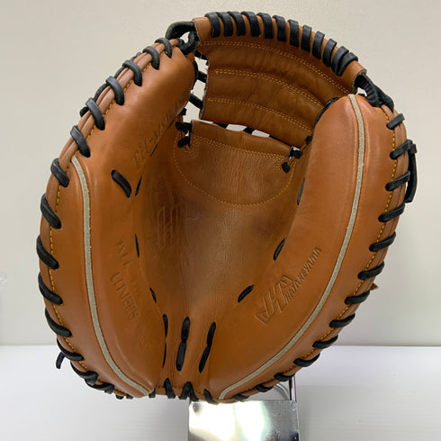 ハタケヤマ HATAKEYAMA TH-M8WASB 軟式 大人 一般 キャッチャーミット 捕手 グローブ グラブ 左投げ 中古品 野球 9563