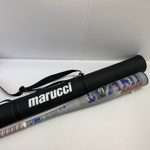マルーチ marucci ワニクラッシャーパワーjr 軟式 大人 一般 FRP製バット MJJSBBWPJ トップバランス 中古 ケース付き 野球 8627