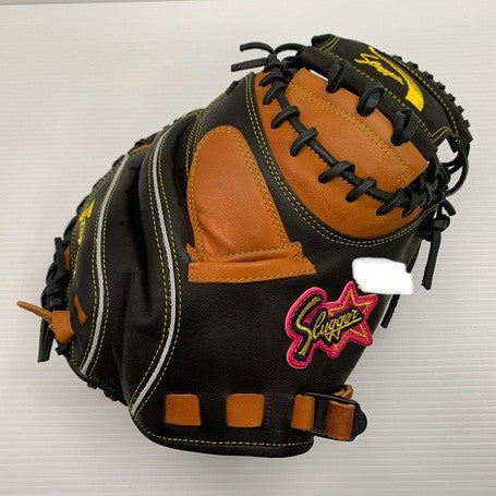 中古品 久保田スラッガー 軟式 オーダー キャッチャーミット 刺繍有り 4246