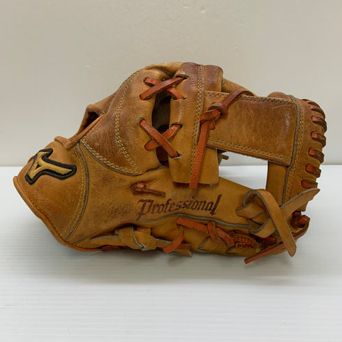 ミズノ MIZUNO プロフェッショナル 1AJGR10303 軟式 大人 一般 内野手用 グローブ グラブ 右投げ 中古品 野球 1469