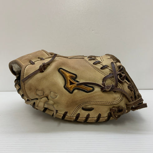 ミズノ MIZUNO ミズノプロ 軟式 大人 一般 キャッチャーミット 捕手 グローブ グラブ 右投げ 1AJCR27200 中古品 グローブ袋付き 野球 7279