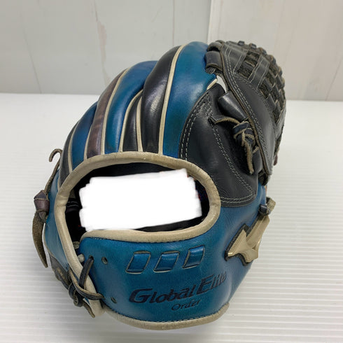 ミズノ MIZUNO グローバルエリート 軟式 大人 一般 内野手用 グローブ グラブ 右投げ グローブ袋付き 野球 5896