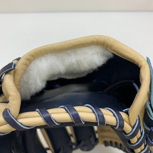 ミズノ MIZUNO ミズノプロ オーダー HAGA 軟式 大人 一般 内野手用 グローブ グラブ 右投げ 耕作印 中古品 グローブ袋付き 野球 7478