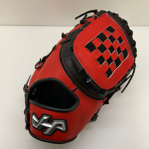 ハタケヤマ HATAKEYAMA 軟式 大人 一般 ファーストミット 一塁手 グローブ グラブ 右投げ PROF01 中古品 グローブ袋付き 野球 8326