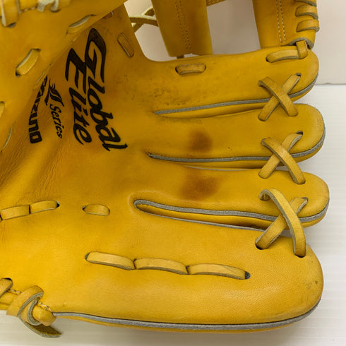 ミズノ MIZUNO グローバルエリート 軟式 大人 一般 内野手用 グローブ グラブ 右投げ 中古品 野球 6292