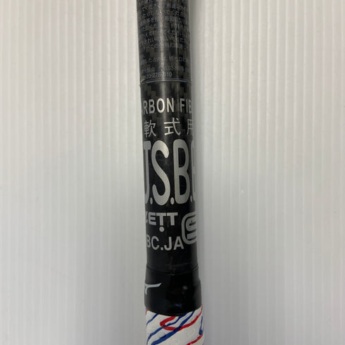 ゼット ZETT ブラックキャノン MONSTERB.C. 軟式 大人 一般 FRP製バット BCT31384 ミドルバランス 中古 野球 7948