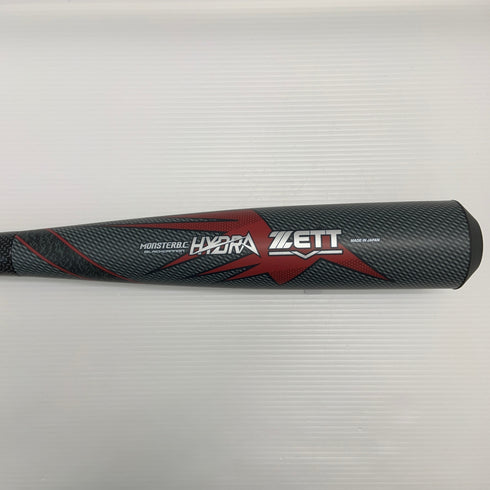 ゼット ZETT モンスターブラックキャノンHYDRA 軟式 大人 一般 FRP製バット BCT31583 トップバランス 中古 ケース付き 野球 8068