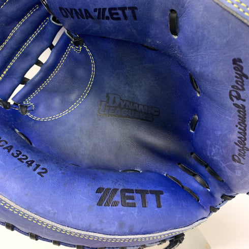 ゼット ZETT BRCA32412 軟式 大人 一般 キャッチャーミット 捕手 グローブ グラブ 右投げ 中古品 野球 9708