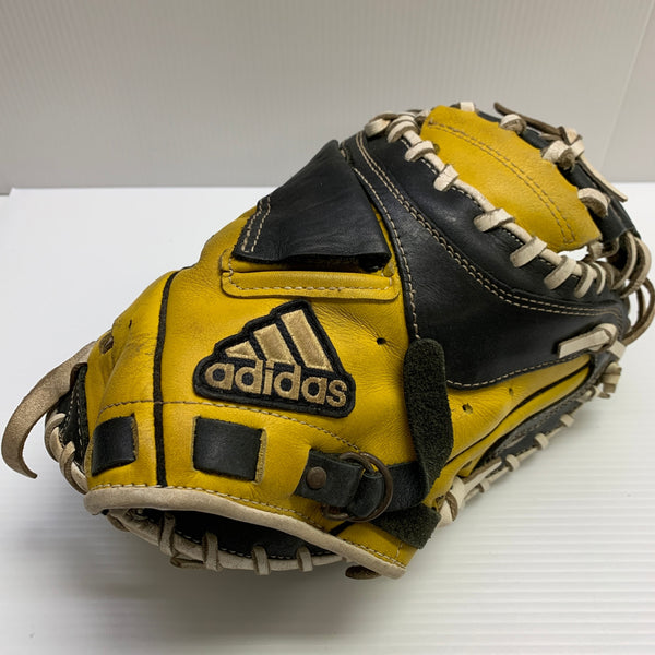 アディダス adidas 軟式 大人 一般 キャッチャーミット 捕手 グローブ グラブ 右投げ IX895 中古品 野球 7782