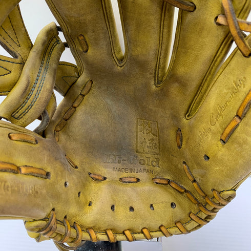 ハイゴールド HI-GOLD 硬式 大人 一般 内野手用 グローブ グラブ 右投げ 中古品 野球 9803