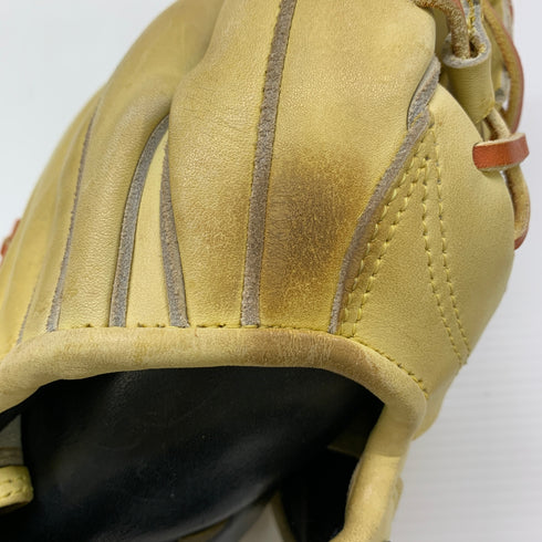 ハイゴールド HI-GOLD KKG-7116YWX 軟式 大人 一般 内野手用 グローブ グラブ 右投げ 中古品 グローブ袋付き 野球 9800